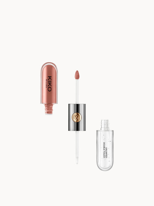Kiko Milano Unlimited Double Touch 6ml - 103 Natural Rose, slim dual-ended tube with two applicator caps and KIKO Milano branding