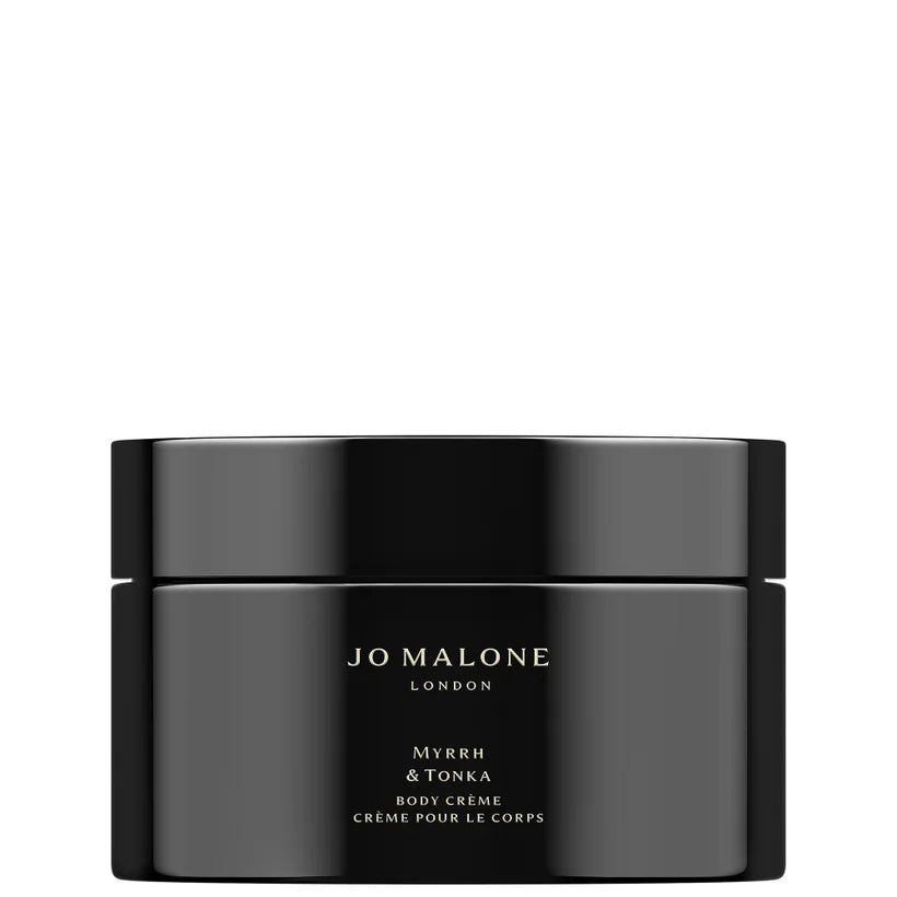 Jo Malone London Myrrh & Tonka Body Crème 200ml round jar with black lid and cream label