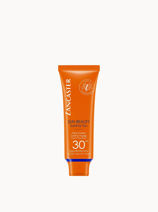 Lancaster Sun Beauty Face Cream SPF30 50ml, sunscreen tube
