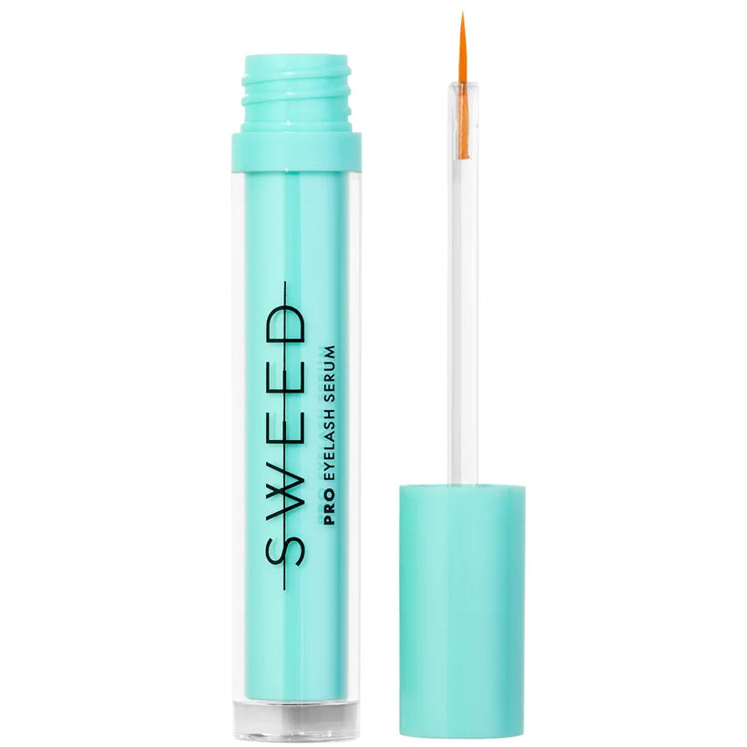 Sweed Serum 2ml slim transparent tube with applicator brush and simple branding