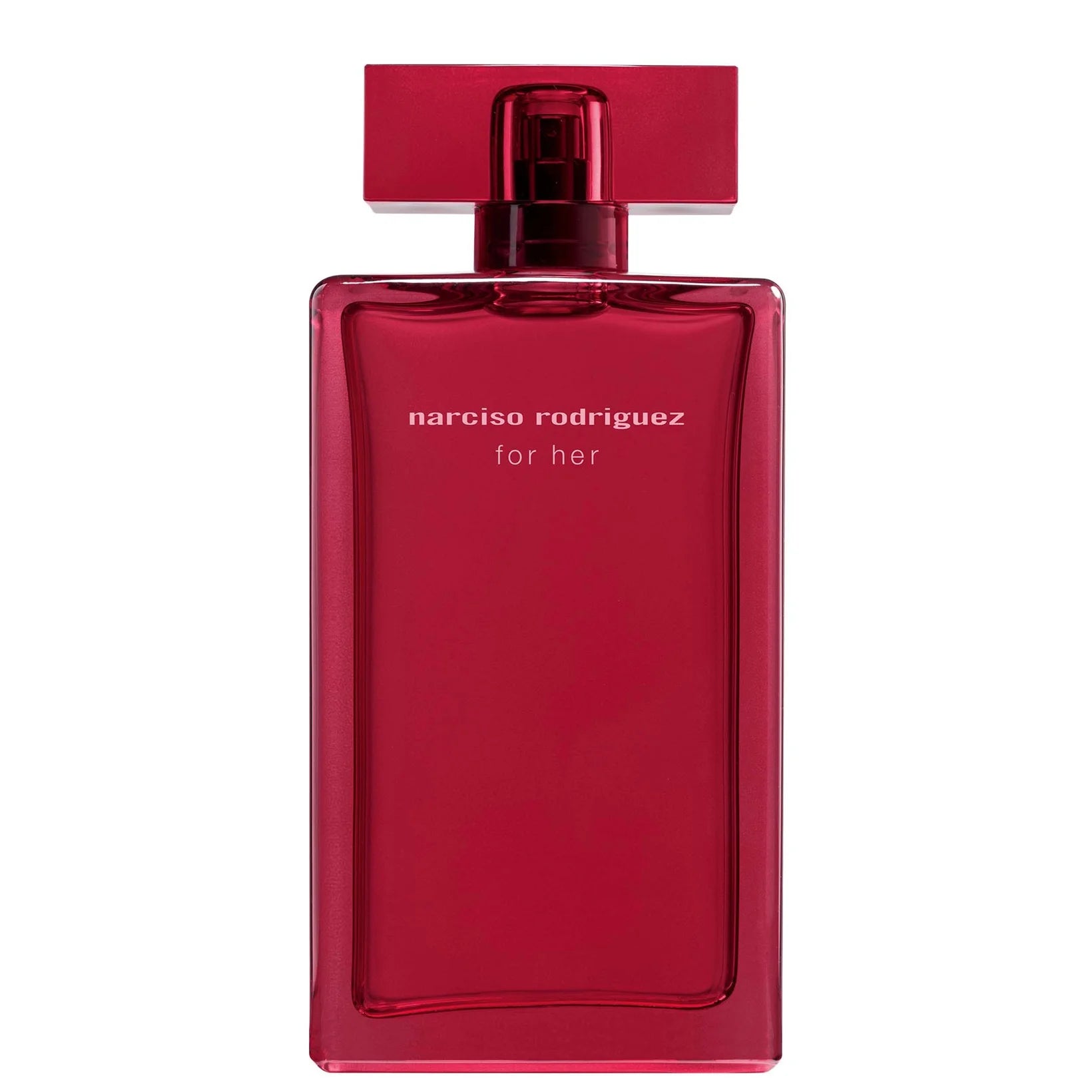 Narciso Rodriguez For Her Eau de Parfum Intense 100ml elegant floral fragrance in sleek black bottle.