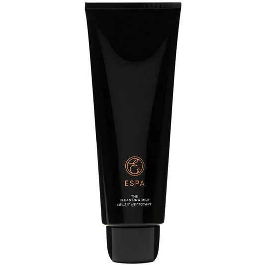 ESPA The Cleansing Milk 200ml white bottle with black pump and ESPA branding