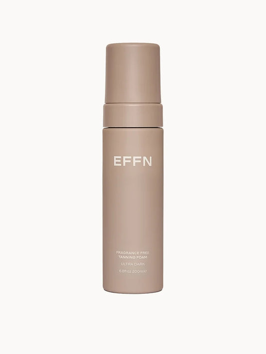 EFFN Tanning Foam Ultra Dark 200ml in a black pump bottle.