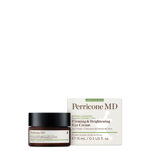 Perricone MD Eye Cream 0.5oz in frosted jar, designed to firm and brighten delicate under-eye skin.