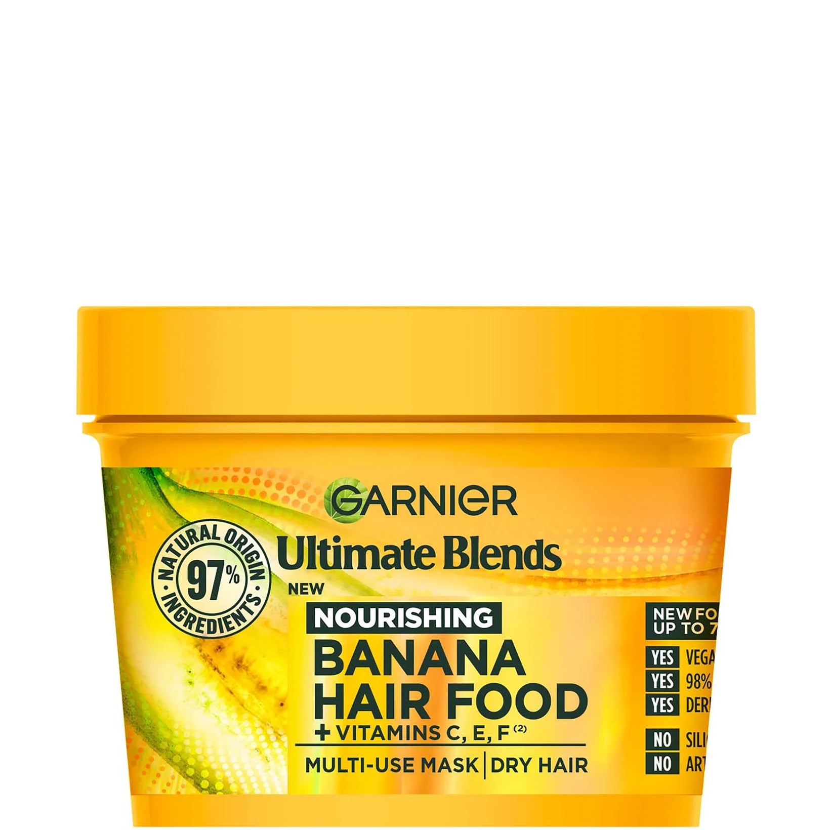 Garnier Ultimate Blends banana hair food mask tub for dry hair
