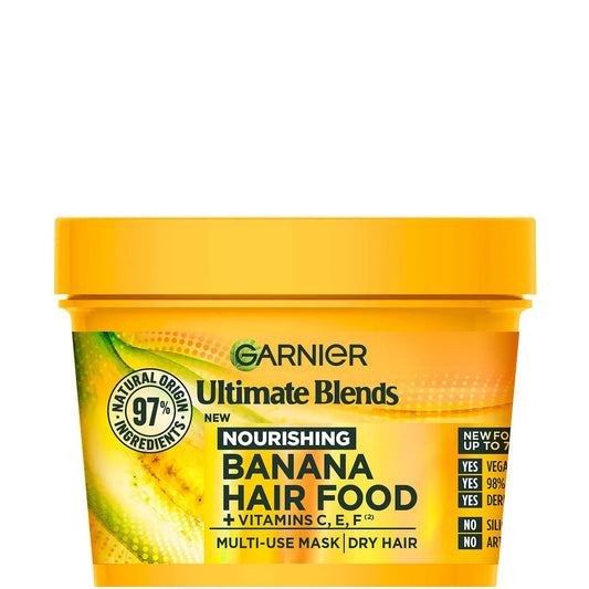 Garnier Ultimate Blends banana hair food mask tub for dry hair