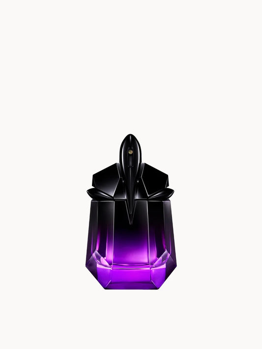 MUGLER Alien Extrait Intense Eau de Parfum 30ml sculpted deep purple bottle with faceted design