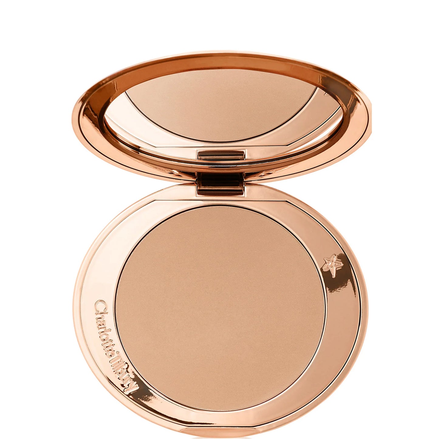 Charlotte Tilbury Airbrush Bronzer in Fair, matte bronzer compact