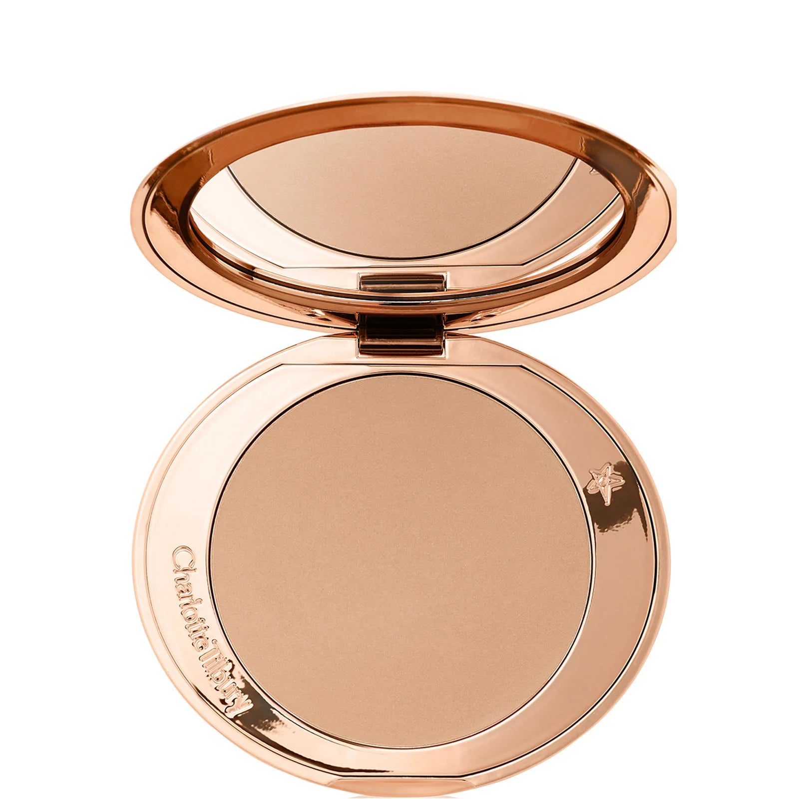 Charlotte Tilbury Airbrush Bronzer in Fair, matte bronzer compact
