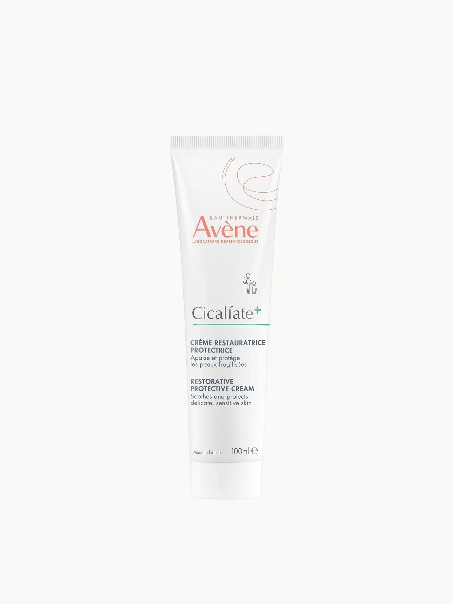 Avène Cicalfate+ Restorative Protective Cream 100ml in a white and red tube.