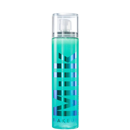 Milk Makeup Hydro Grip Setting Spray 100ml clear bottle with green tint and spray nozzle