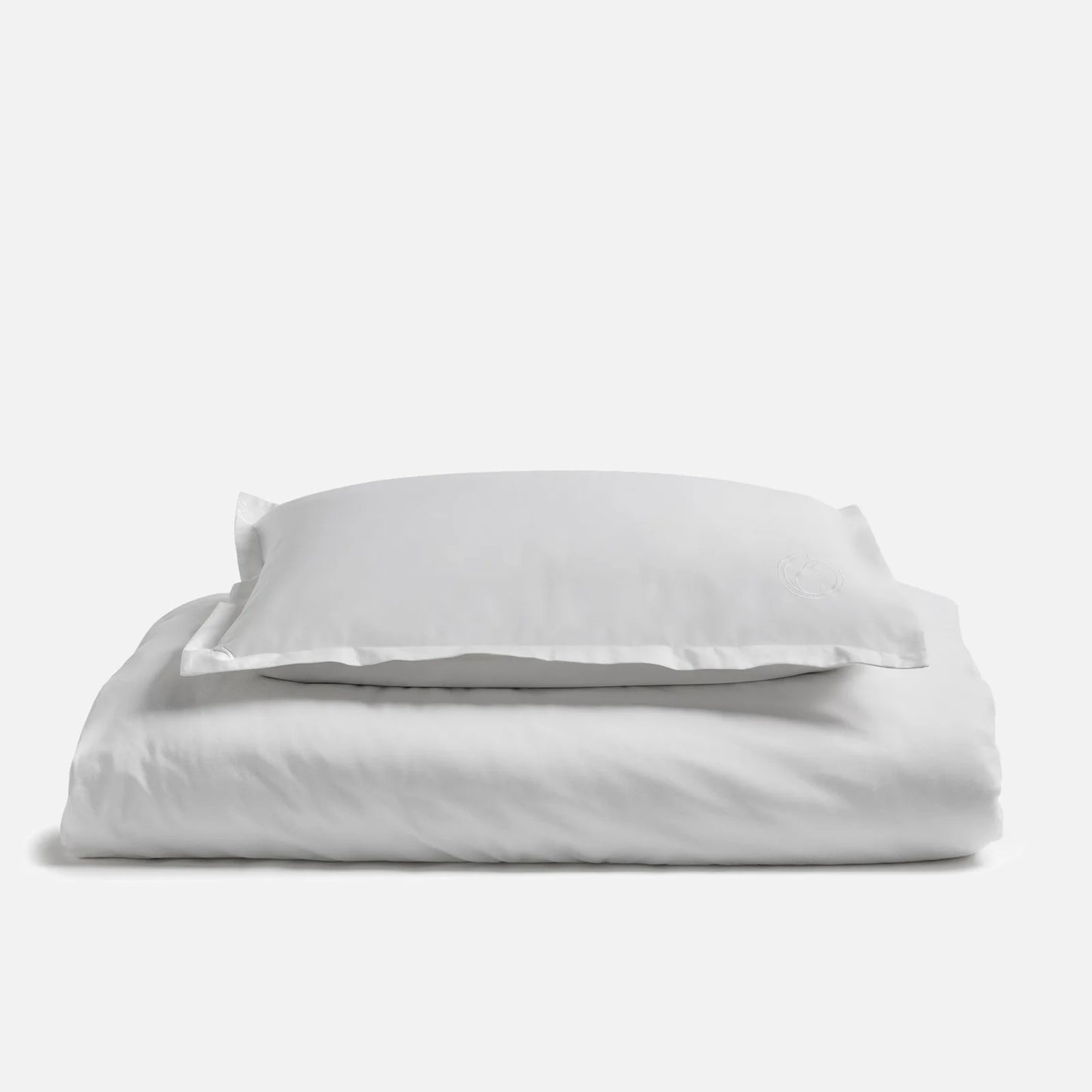 ESPA white 100% Egyptian cotton double duvet set