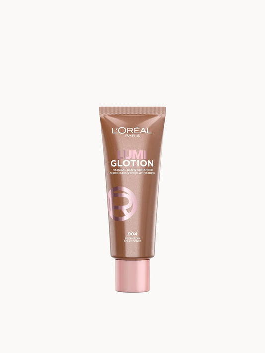 L'Oréal Paris Paradise Lumi Glotion - 904 Deep Glow, 40ml glow lotion bottle with deep bronze tint