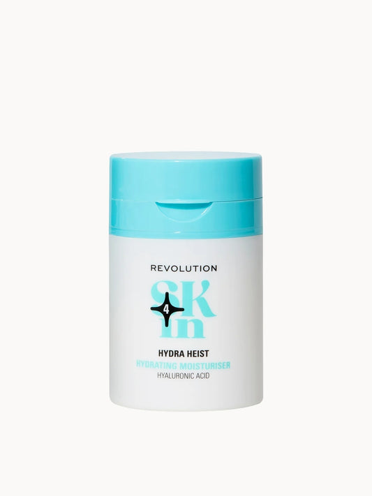 Revolution Skincare Skin Hydra Heist Hydrating Moisturiser 50ml, pump-dispenser bottle