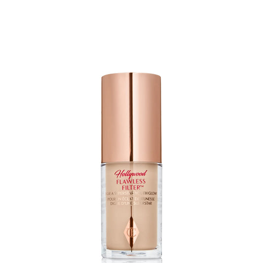 Charlotte Tilbury Mini Hollywood Flawless Filter 4.5 Medium for radiant glow and soft-focus skin