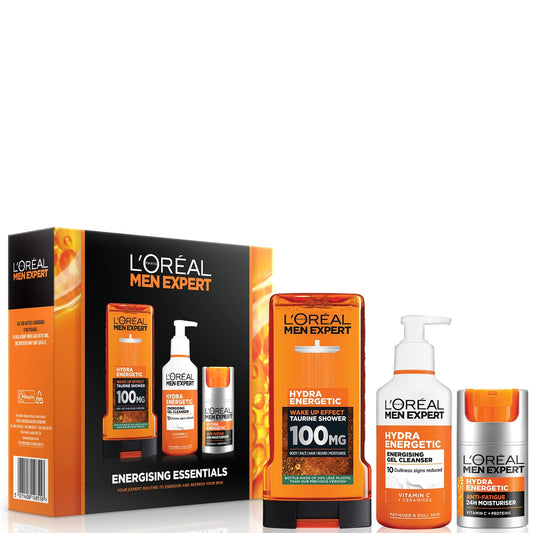 L'Oréal Men Expert Energising Essentials grooming trio gift set