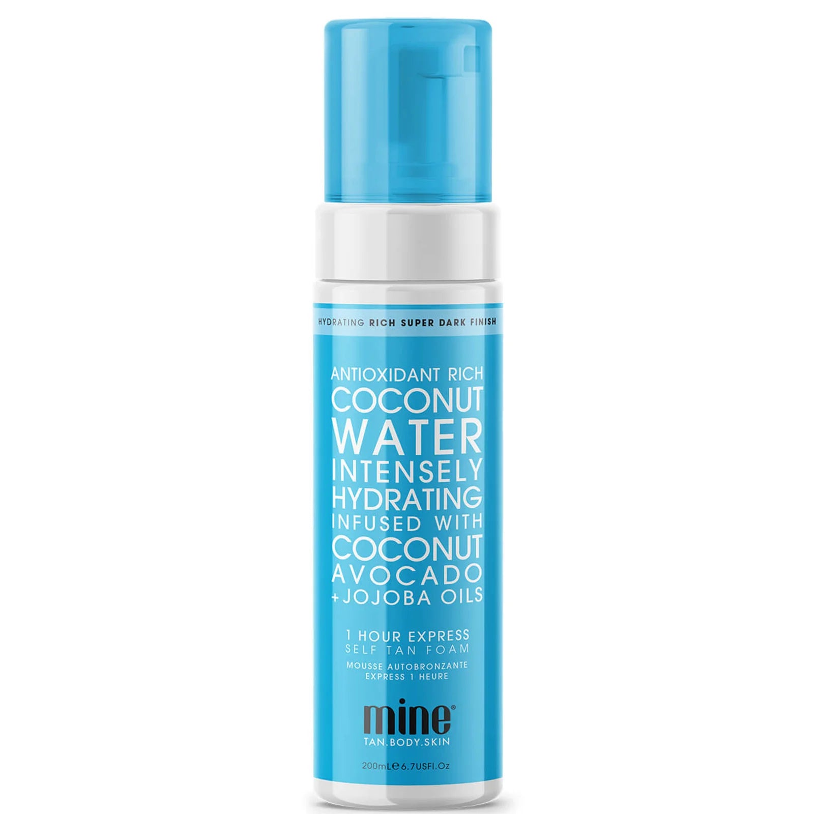 MineTan Coconut hydrate base self-tanning foam 200ml