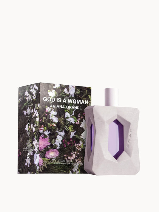 Ariana Grande God Is A Woman Eau de Parfum 30ml, round textured bottle with rose gold cap