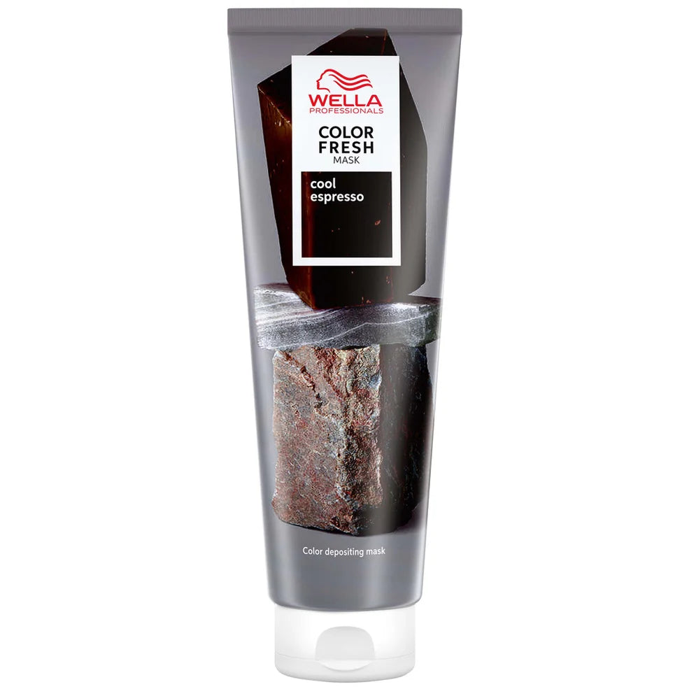 Wella Professionals Color Fresh Semi-Permanent Colour Mask - Cool Espresso 150ml, semi-permanent colour mask in cool espresso shade.