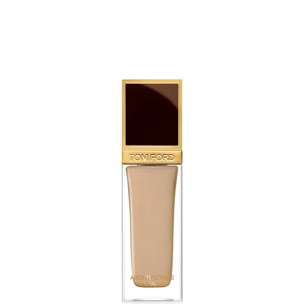 Tom Ford Architecture Radiance Hydrating Foundation SPF50+ 30ml - 7.0N Fawn, frosted glass bottle with black cap