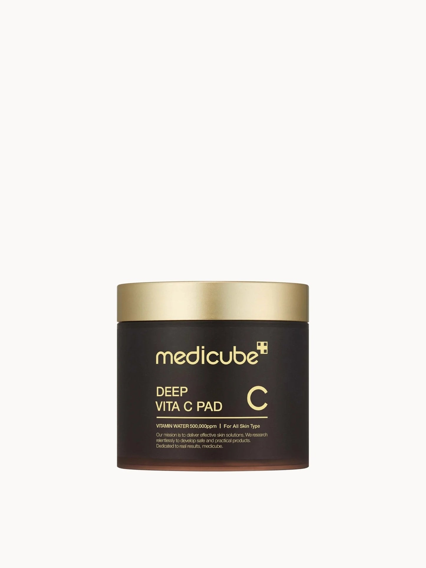 Medicube Deep Vita C Pad 70 piece tub of dual-textured toner pads