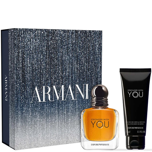Armani Stronger With You EDT 50ml men’s fragrance gift set, boxed set for gifting