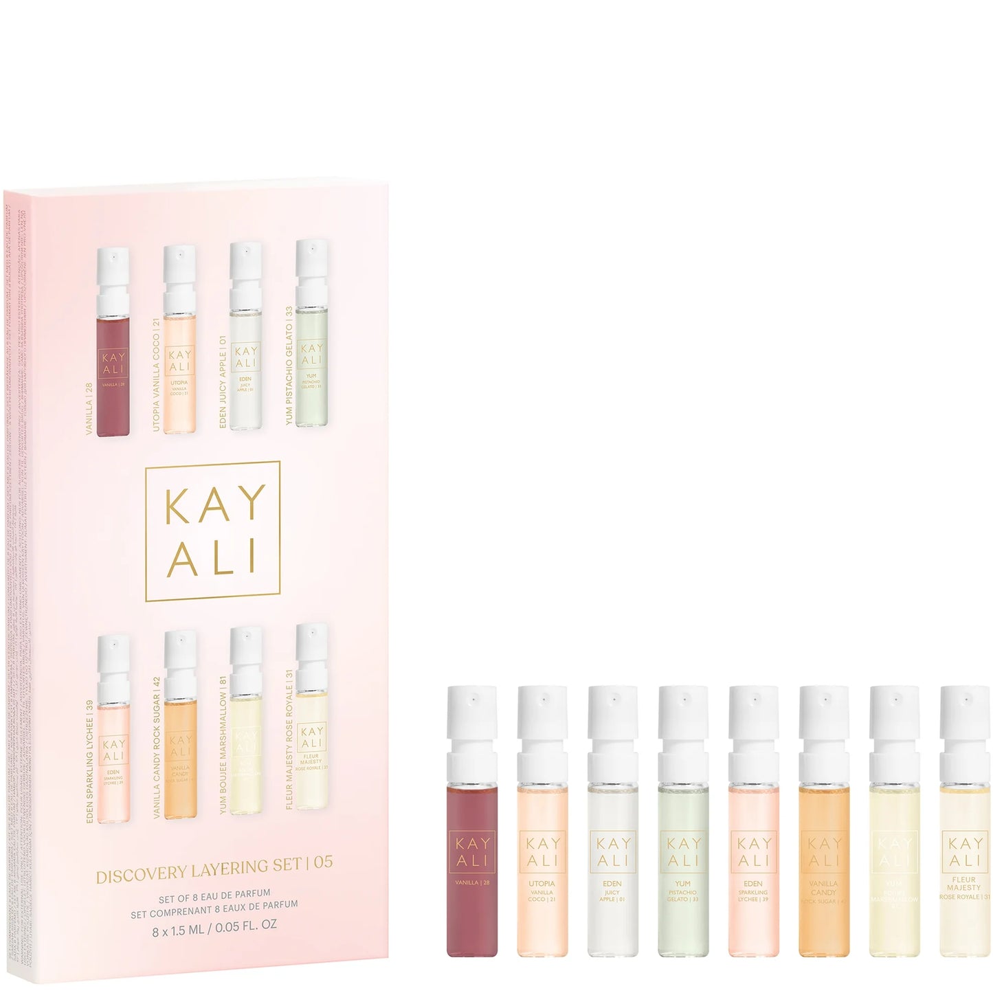 KAYALI Discovery Layering Set 05 — box damage — genuine product