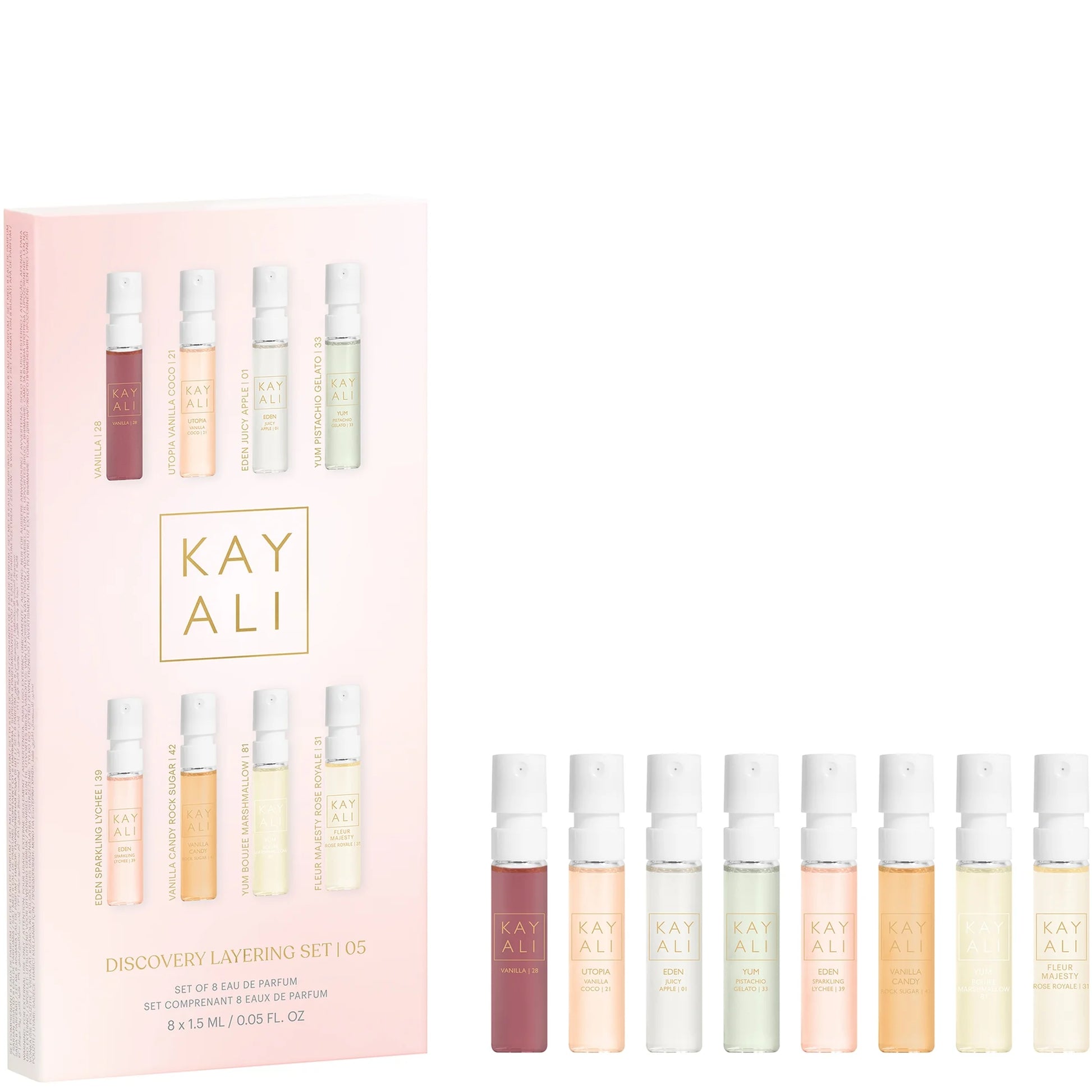 KAYALI Discovery Layering Set 05 — box damage — genuine product