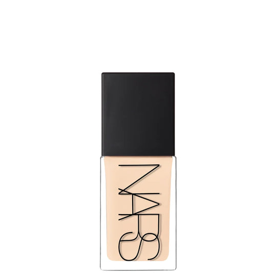 NARS Light Reflecting Foundation Mont Blanc in a sleek dark glass bottle with a pump