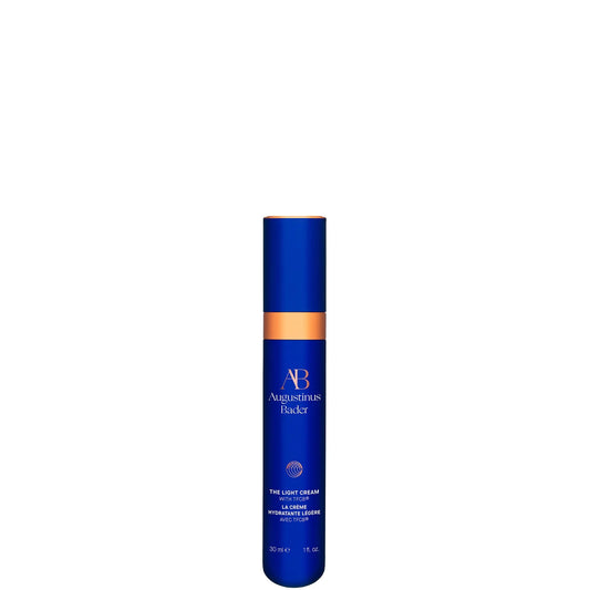 Augustinus Bader The Light Cream 30ml, slim airless pump bottle with Augustinus Bader branding on the front