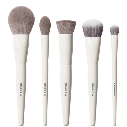 Morphe Portrait Mode 5-Piece Face Brush Set — minor box damage — genuine product