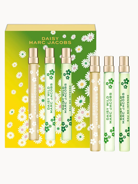 Marc Jacobs Exclusive Pen Spray Trio Set three slim fragrance spray pens in branded gift box