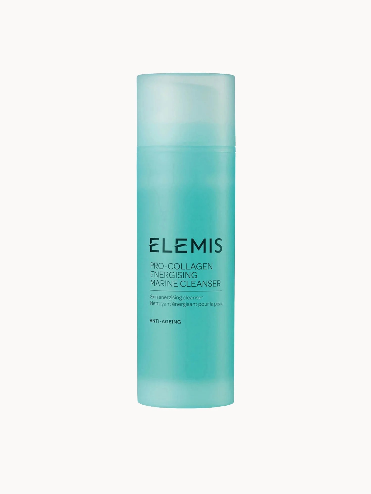 Elemis Pro-Collagen Energising Marine Cleanser 150ml in a frosted tube with gold cap.