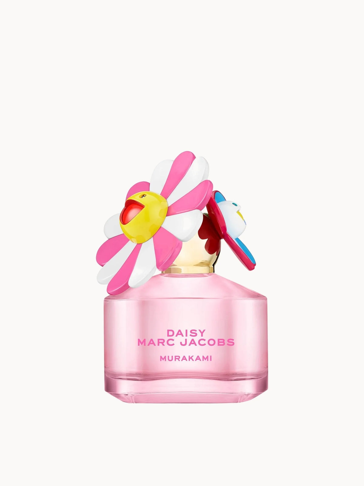 Marc Jacobs Daisy Murakami Pink Eau de Parfum 50ml, pink glass bottle with Murakami flower and daisy cap