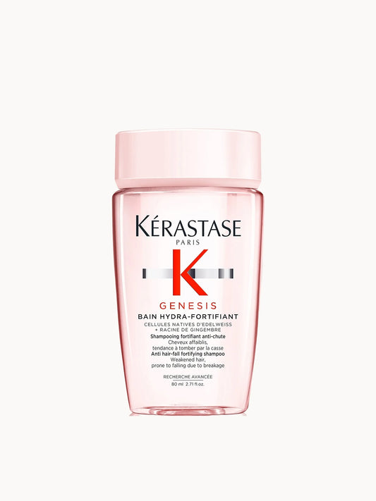 Kerastase Genesis Nourishing Anti Hair-Fall Shampoo 80ml, purple and silver bottle