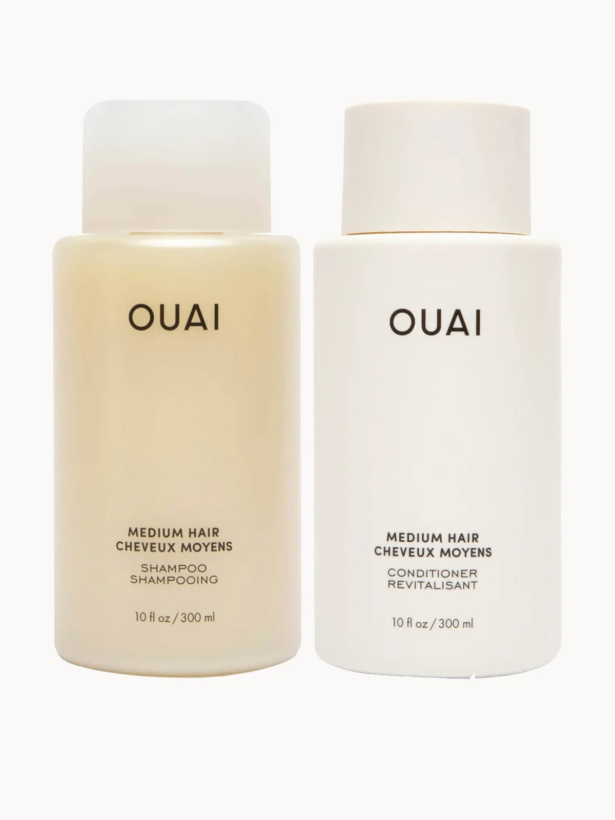 OUAI Medium Hair Bundle, small box with several full-size OUAI bottles and pastel branding
