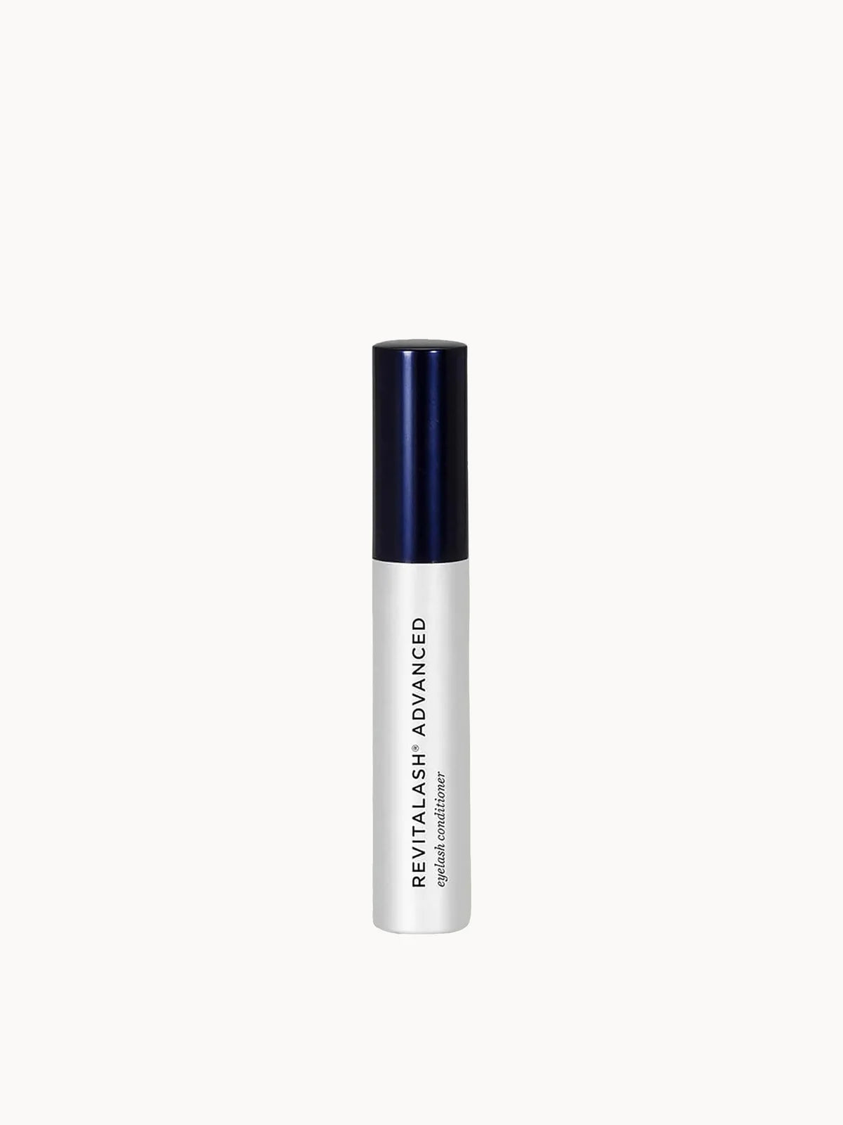 RevitaLash Advanced Eyelash Conditioner 1ml - 6 Week Supply, slim silver tube lash conditioner with applicator brush and RevitaLash branding