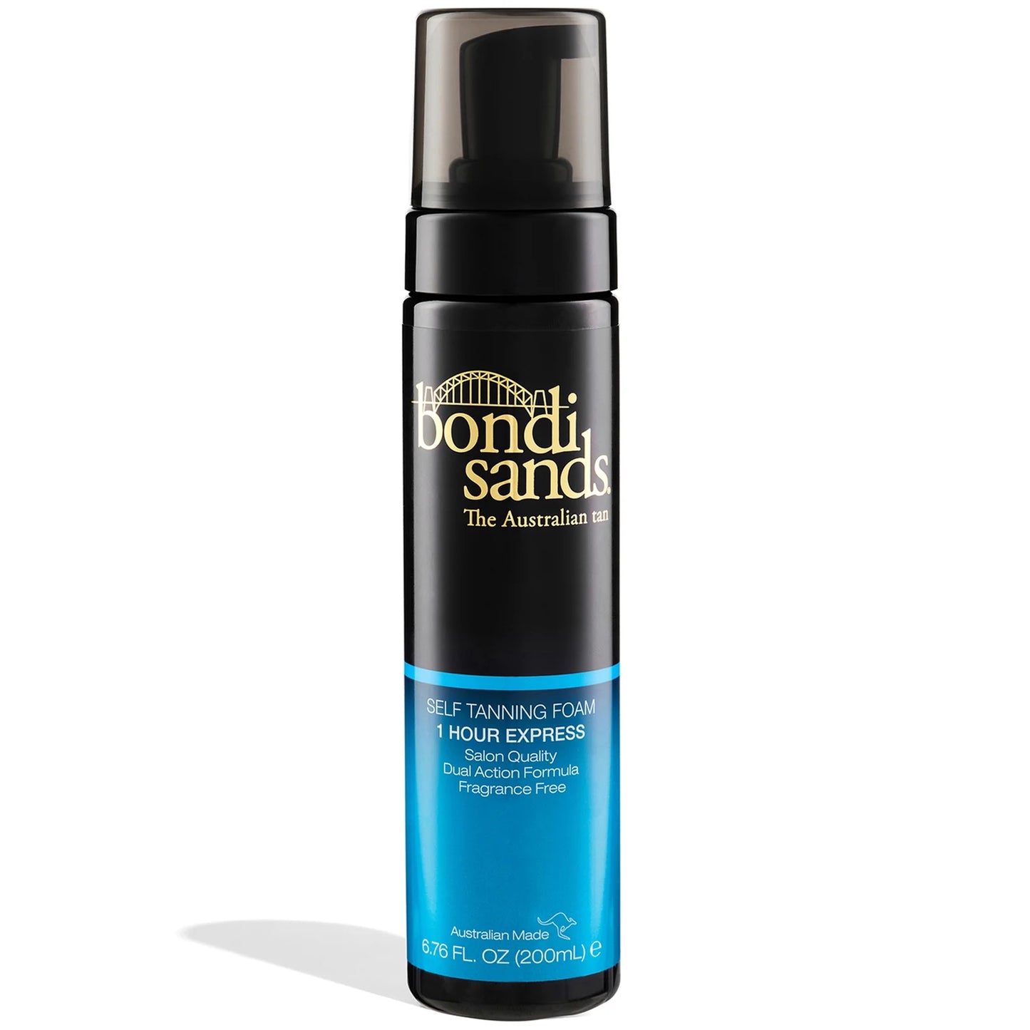 Bondi Sands Self Tanning Foam One Hour Express 200ml dark tan mousse pump bottle