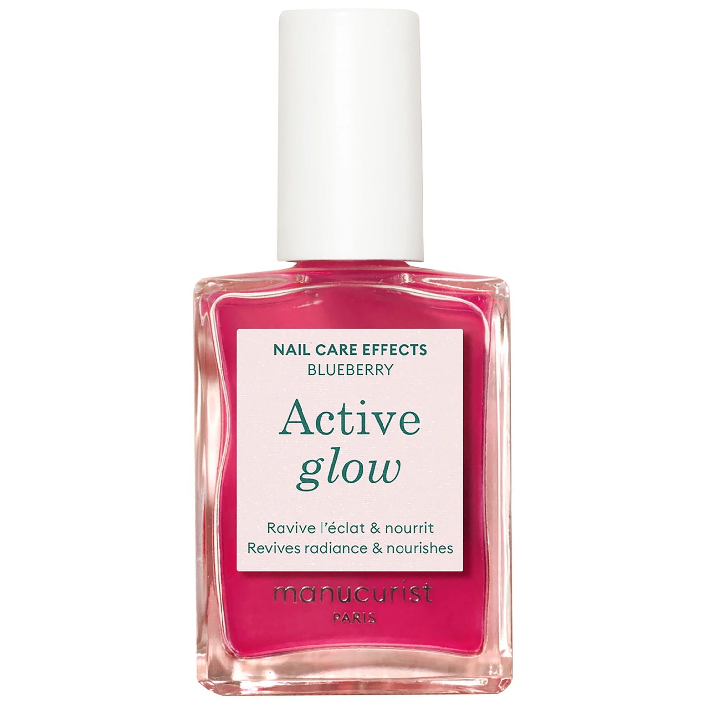 Manucurist Active Glow Polish 15ml - Blueberry - Unboxed
