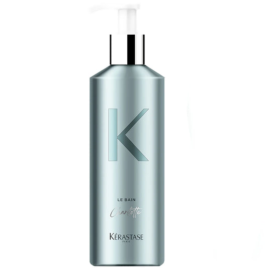 Kérastase Bain Force Architecte in sleek silver refillable aluminium bottle with green label