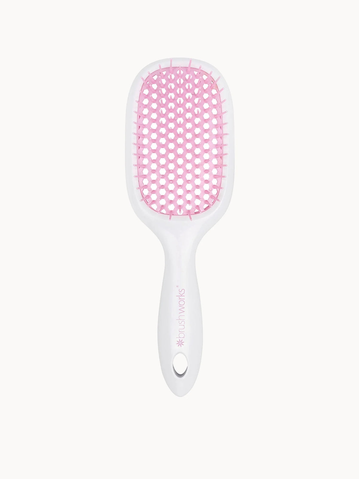 Brushworks HD Honey Comb Hair Brush, large paddle brush with honeycomb vented base and flexible bristles