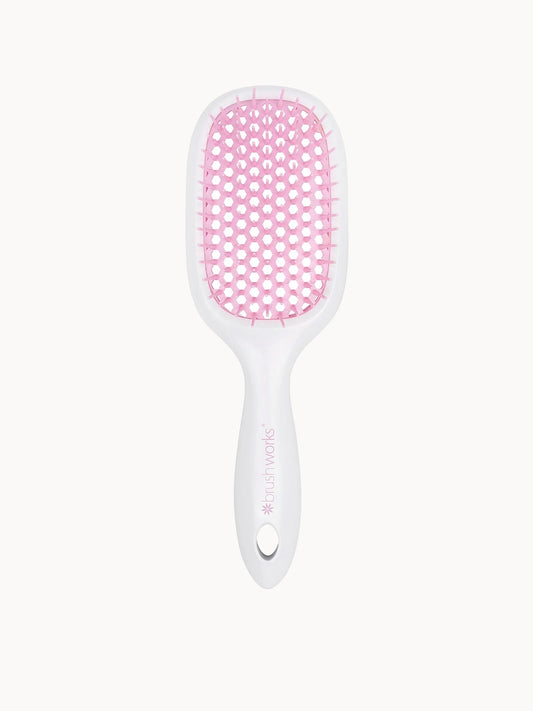 Brushworks HD Honey Comb Hair Brush, large paddle brush with honeycomb vented base and flexible bristles