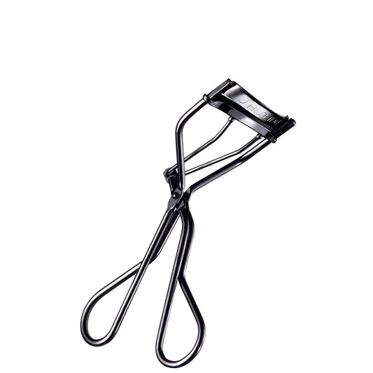 Shiseido Eyelash Curler, black metal curler with silicone cushion pads