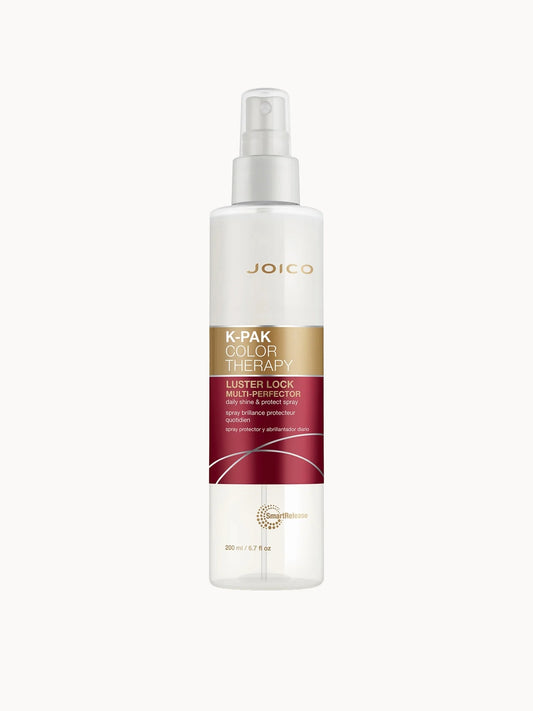 Joico K-Pak Color Therapy Luster Lock Spray 200ml, purple and silver spray bottle