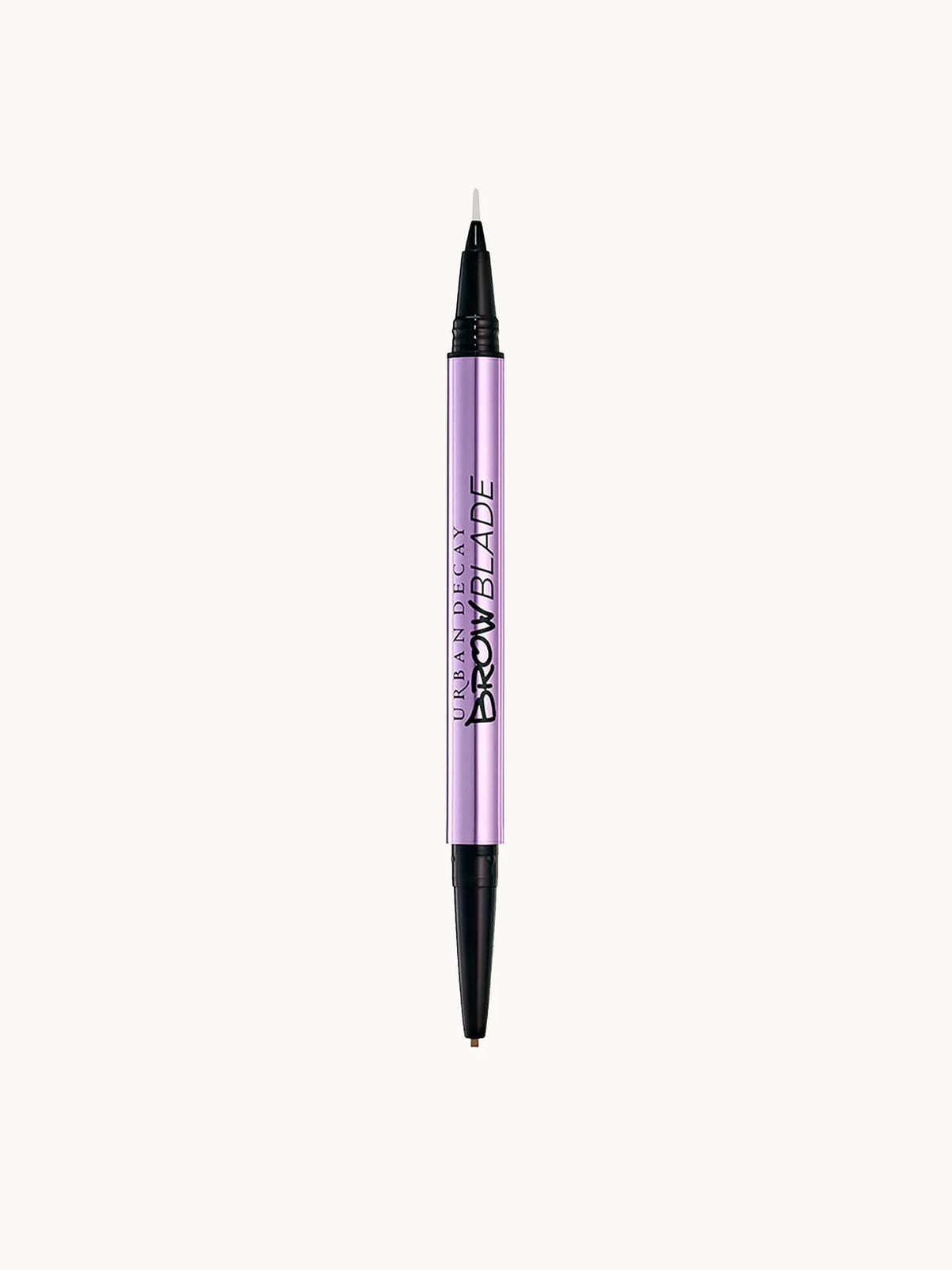 Urban Decay Brow Blade Pencil Neutral Nana, slim black dual-ended pencil with cap