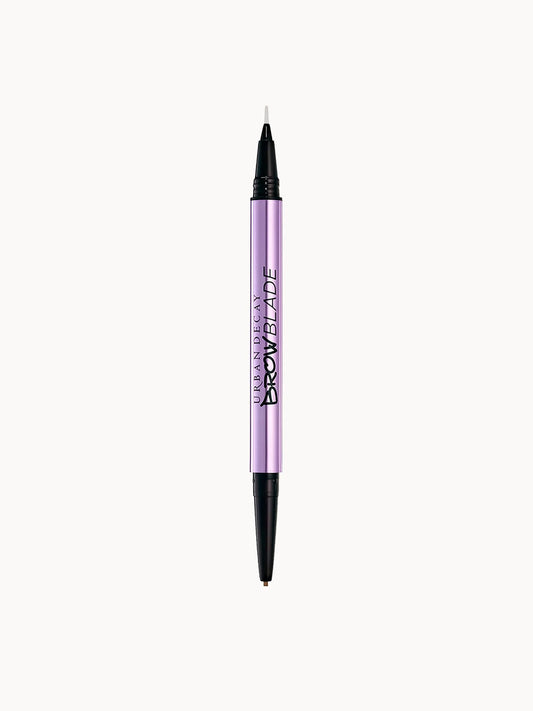 Urban Decay Brow Blade Pencil Neutral Nana, slim black dual-ended pencil with cap
