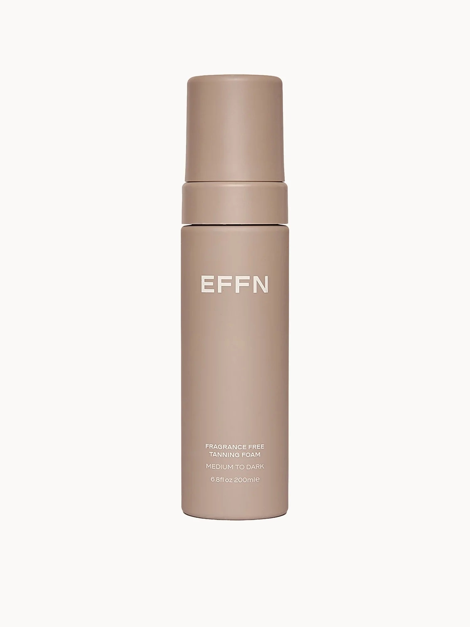EFFN Tanning Foam in Medium to Dark, 200ml pump bottle.