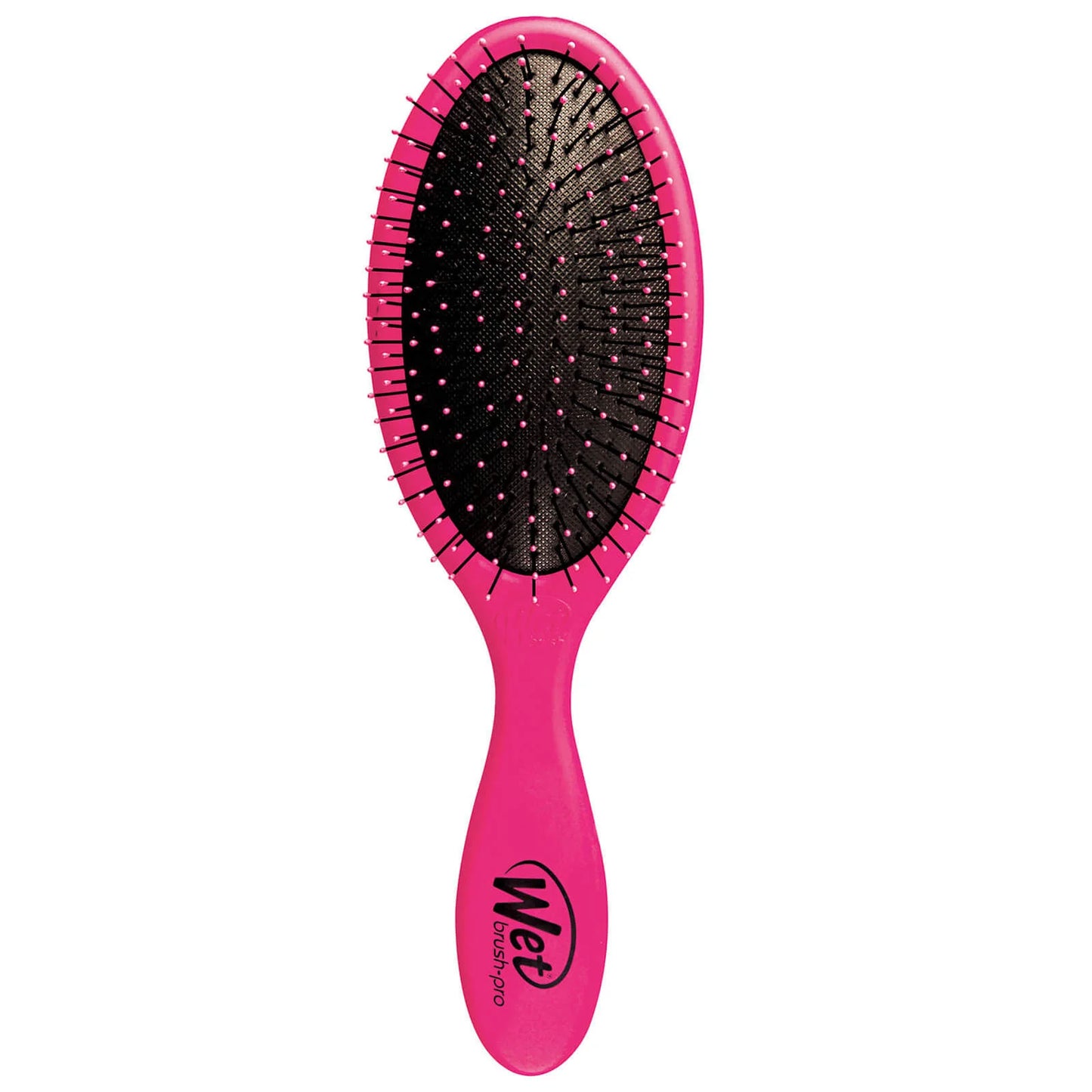 WetBrush Original Detangler Brush - pink ergonomic handle with flexible bristles, designed for pain-free brushing