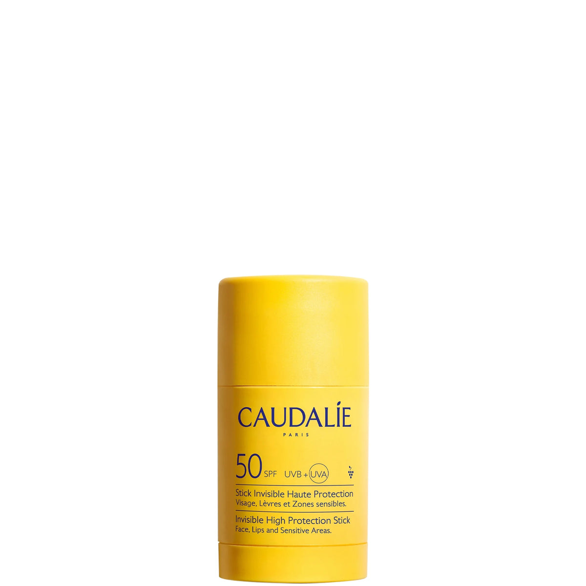 Caudalie Invisible High Protection Sun Stick SPF50 15g, compact twist-up sunscreen stick