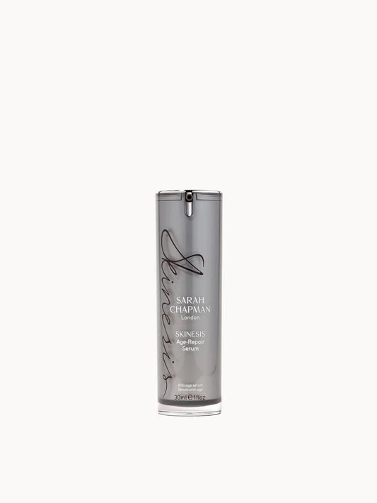 Sarah Chapman Skinesis Age Repair Serum 30ml white airless pump bottle